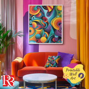 Vibrant Abstract * Printable Wall Art