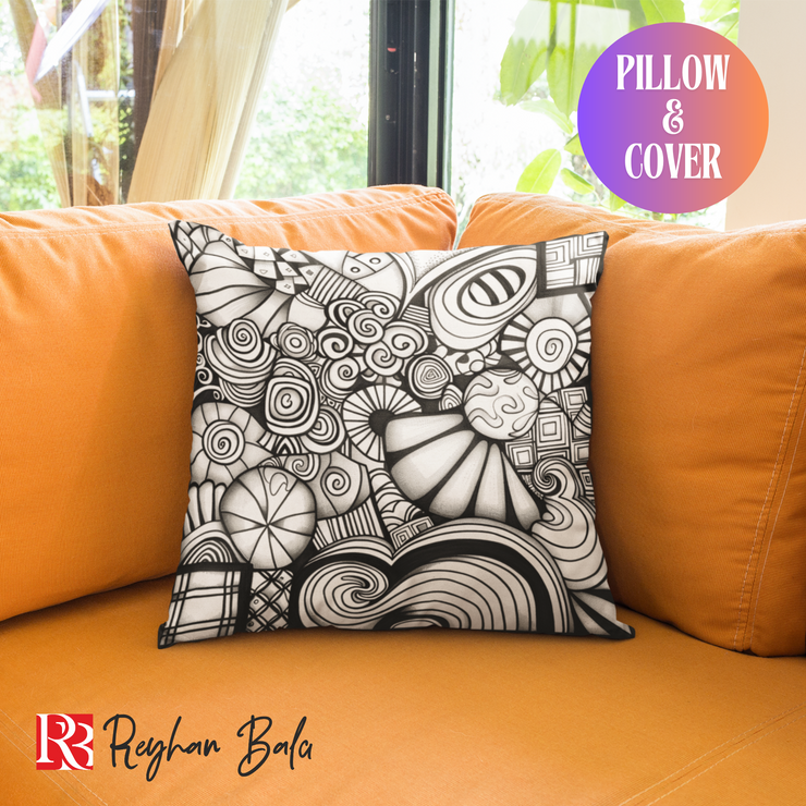 Abstract Decorative Pillow