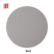 Abstract Black and White Round Rug