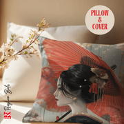 Japanese Girl Pillow
