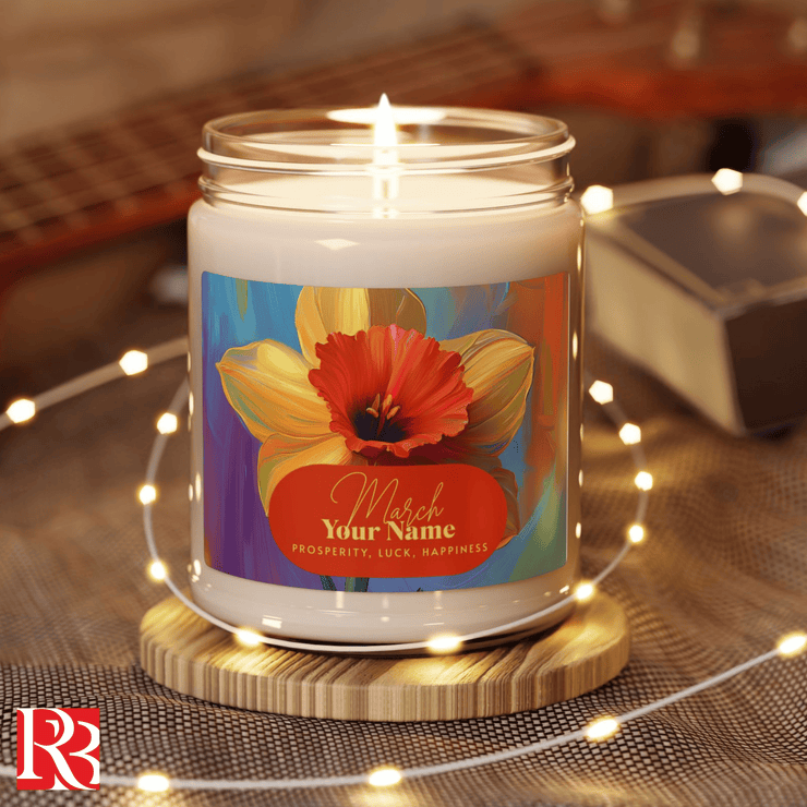 Bloom & Glow: The Daffodil Soy Candle for March Birthdays