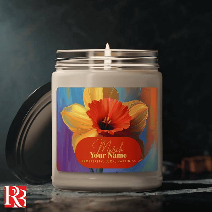 Bloom & Glow: The Daffodil Soy Candle for March Birthdays