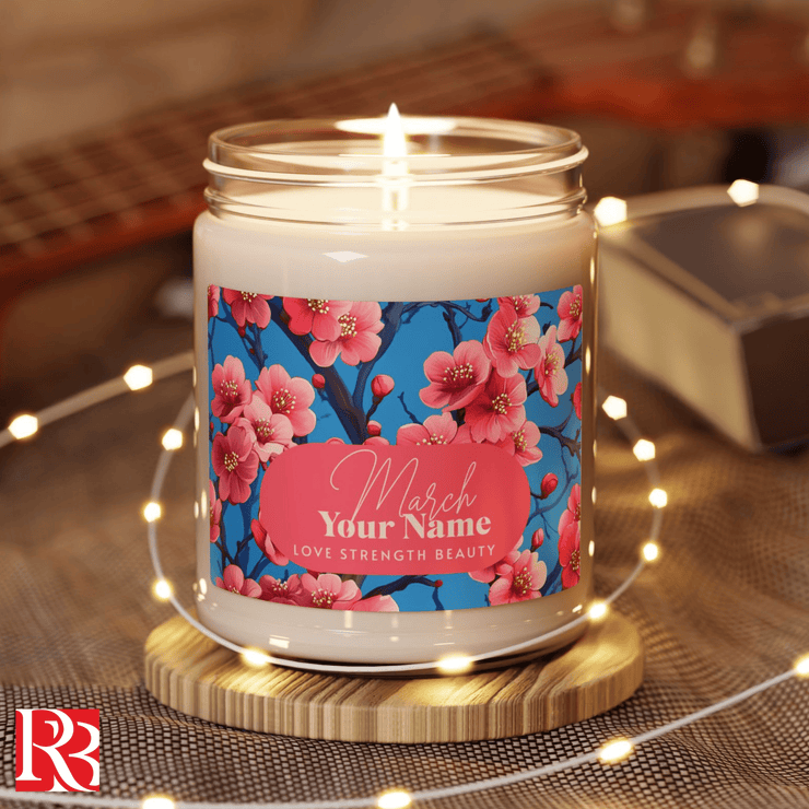 Sakura Glow Soy Candle: Cherish Beauty, Love & Every Moment