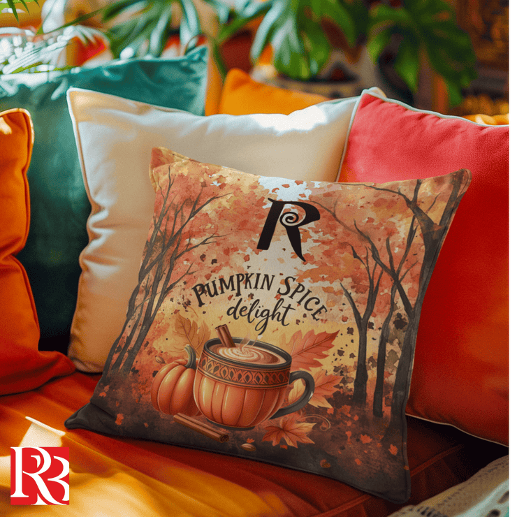 Cozy Personalised Pumpkin Pillow