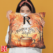 Cozy Personalised Pumpkin Pillow