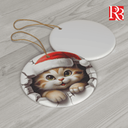 Ceramic Ornament Cute Cat