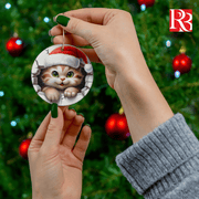 Ceramic Ornament Cute Cat